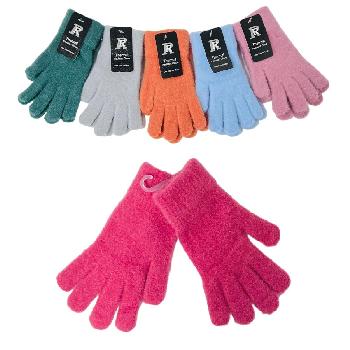 Youth Size Medium: Brushed Faux Cashmere Gloves [Girls]