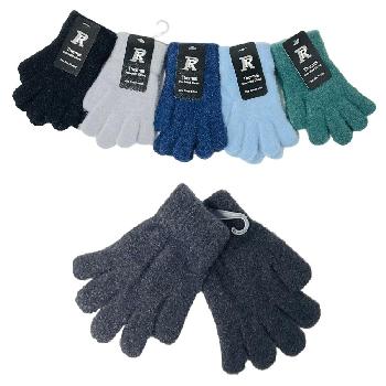 Youth Size Small: Brushed Faux Cashmere Gloves [Boys]