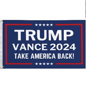 3'X5' Flag TRUMP/VANCE 2024 [Take America Back]