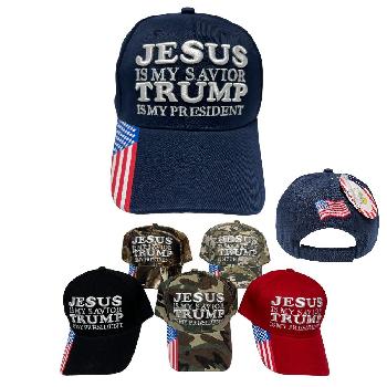 Trump Hat "Jesus is My Savior- Trump is My President" Hat