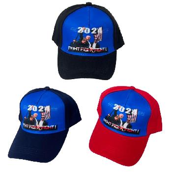 Trump 2024 Hat [Fight! Fight! Fight!] Screenprint